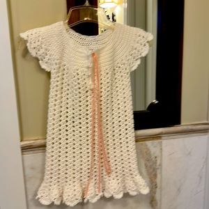 Infant crocheted gown